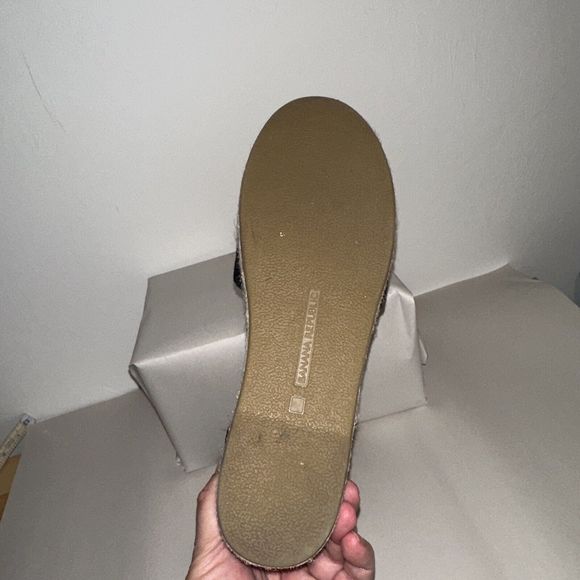 banana republic PEEP-TOE FLATFORM ESPADRILLE SANDAL  7.5 - Picture 6 of 7